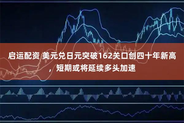 启运配资 美元兑日元突破162关口创四十年新高，短期或将延续多头加速