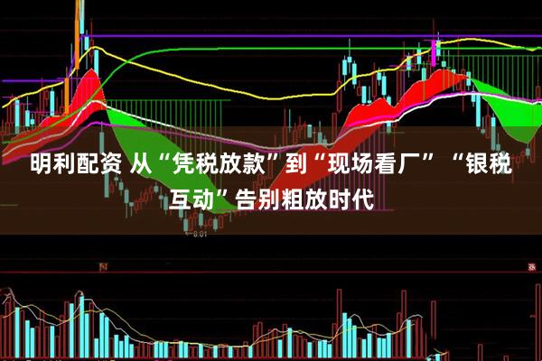 明利配资 从“凭税放款”到“现场看厂” “银税互动”告别粗放时代